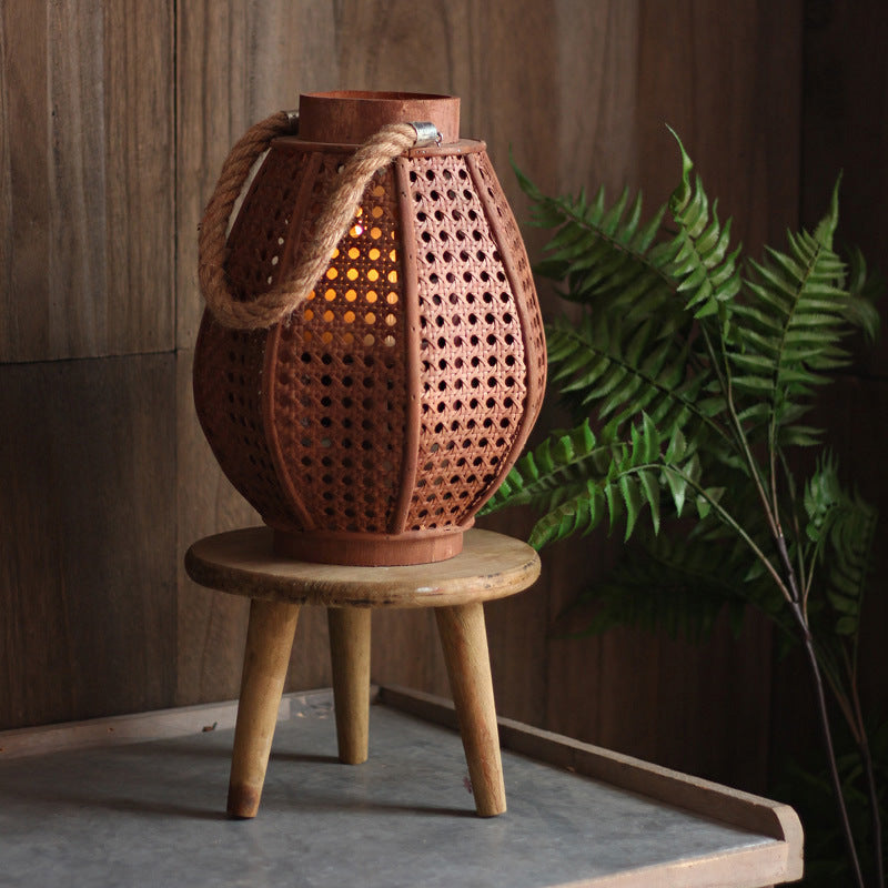 Decorative Lantern Holder made of Natural Material | High & Bury
