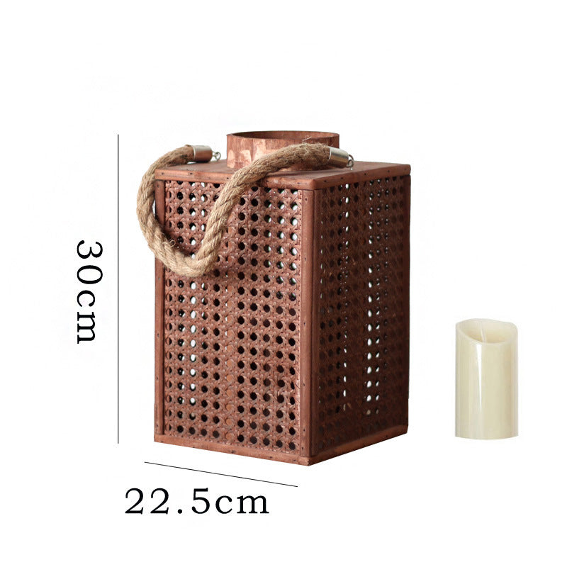 Decorative Lantern Holder made of Natural Material | High & Bury