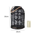 Decorative Lantern made of Braided Material | High & Bury
