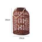 Decorative Lantern made of Braided Material | High & Bury