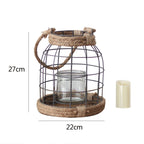 Decorative Lantern made of Metal and Glass | High & Bury