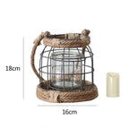 Decorative Lantern made of Metal and Glass | High & Bury