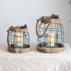 Decorative Lantern made of Metal and Glass | High & Bury