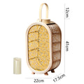 Decorative Lantern Stand Wood Handcrafted | High & Bury