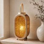 Decorative Lantern Stand Wood Handcrafted | High & Bury
