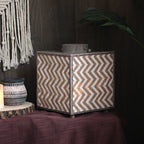 Decorative Lantern with Zigzag Pattern | High & Bury