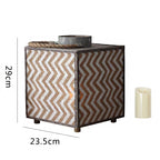 Decorative Lantern with Zigzag Pattern | High & Bury