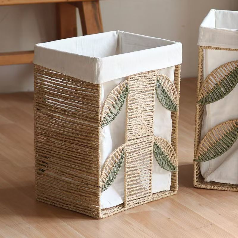 Decorative Laundry Basket Cotton Textile | High & Bury