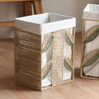 Decorative Laundry Basket Cotton Textile | High & Bury