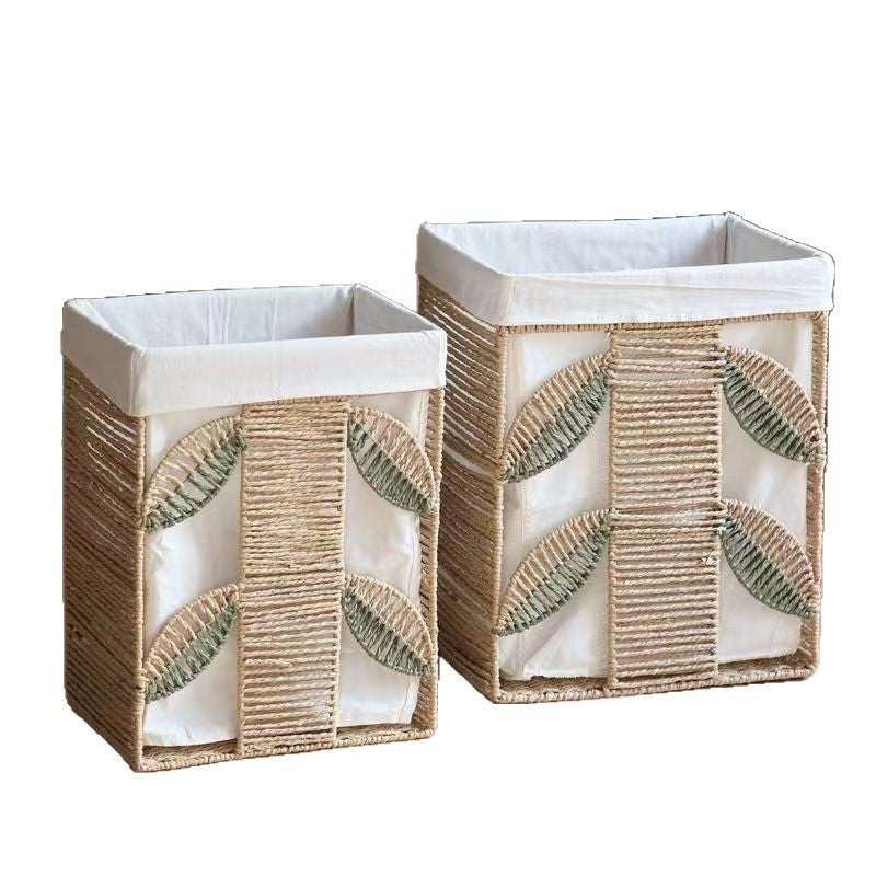 Decorative Laundry Basket Cotton Textile | High & Bury