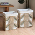 Decorative Laundry Basket Cotton Textile | High & Bury