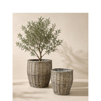 Decorative Laundry Basket Handwoven | High & Bury