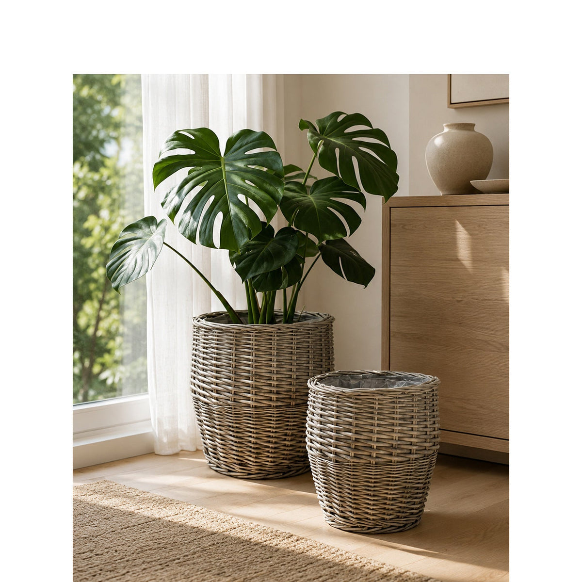 Decorative Laundry Basket Handwoven | High & Bury