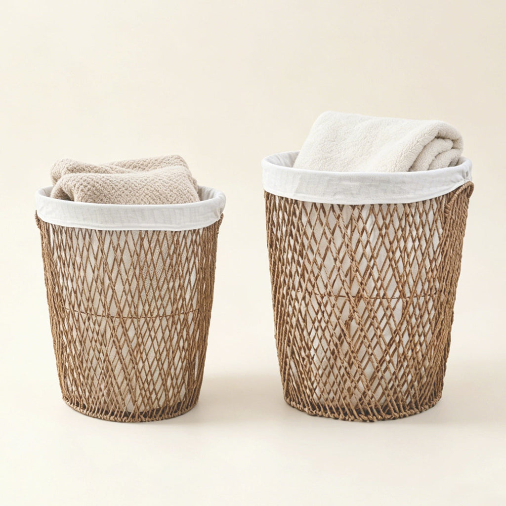 Decorative Laundry Basket with Lid | High & Bury