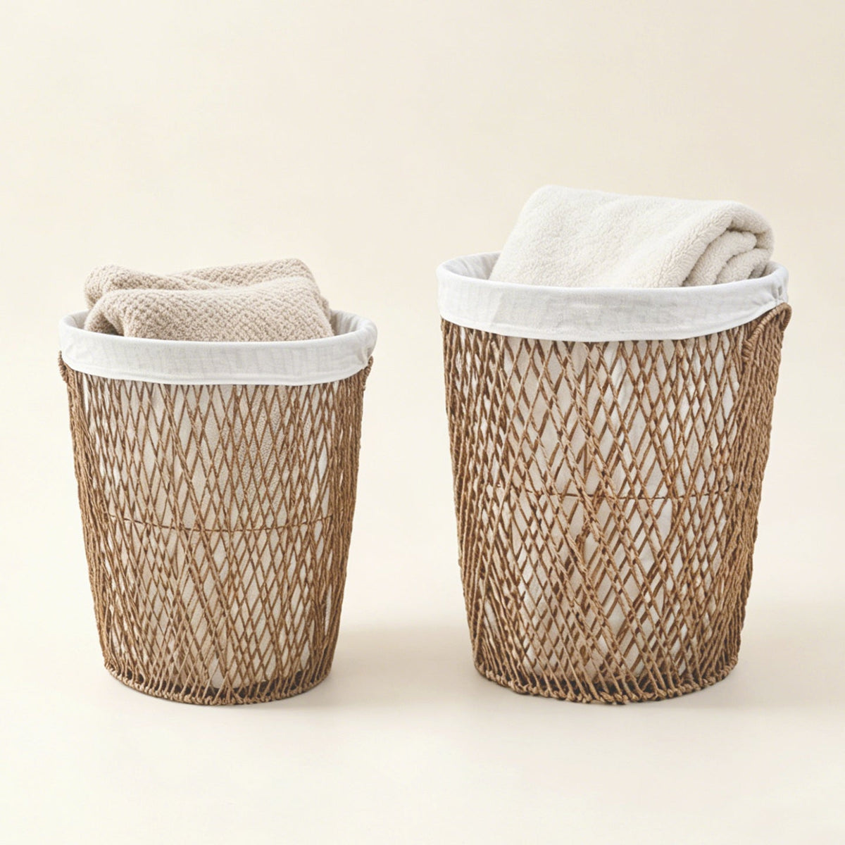 Decorative Laundry Basket with Lid | High & Bury