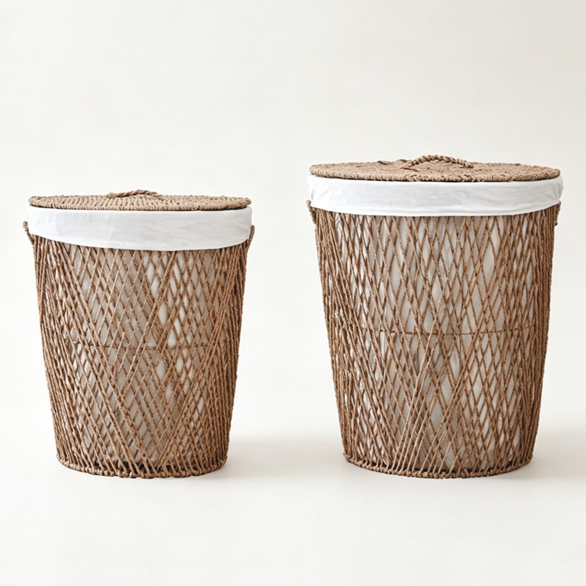 Decorative Laundry Basket with Lid | High & Bury