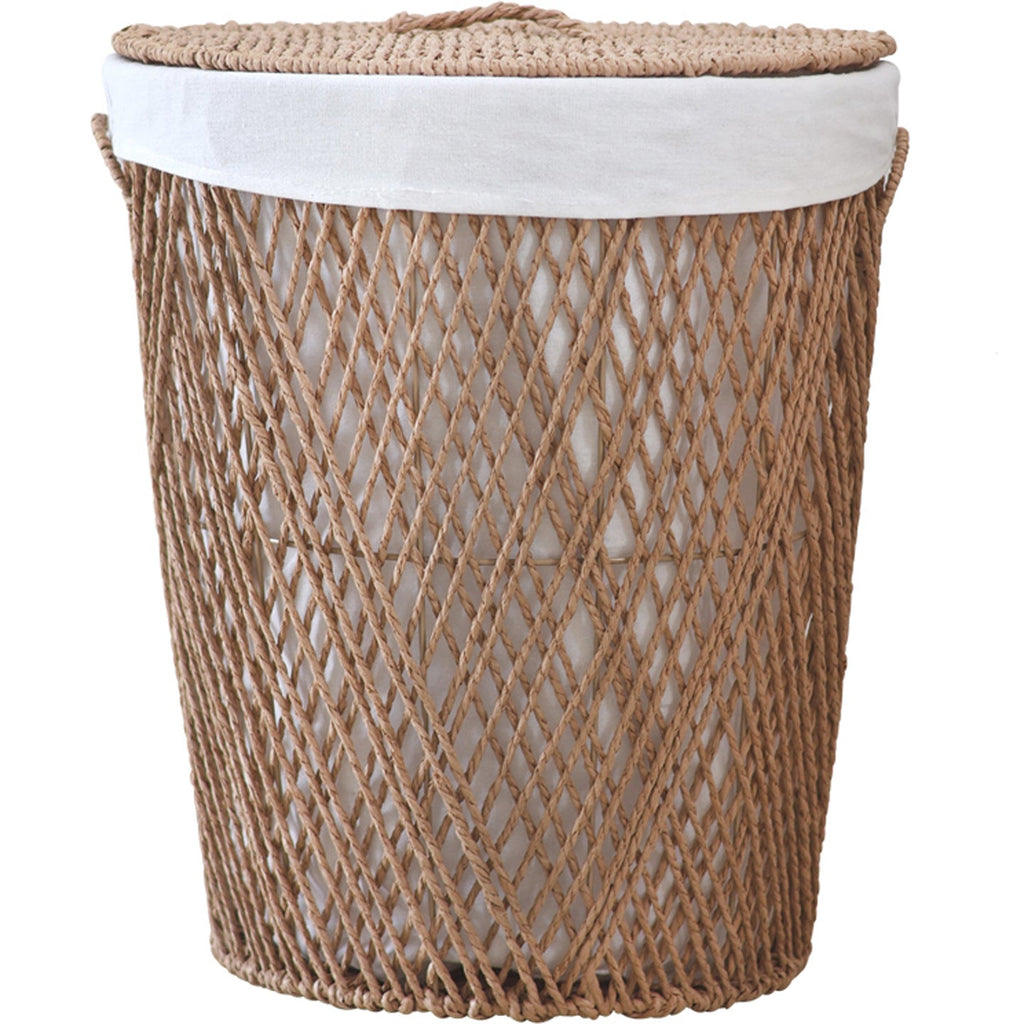 Decorative Laundry Basket with Lid | High & Bury
