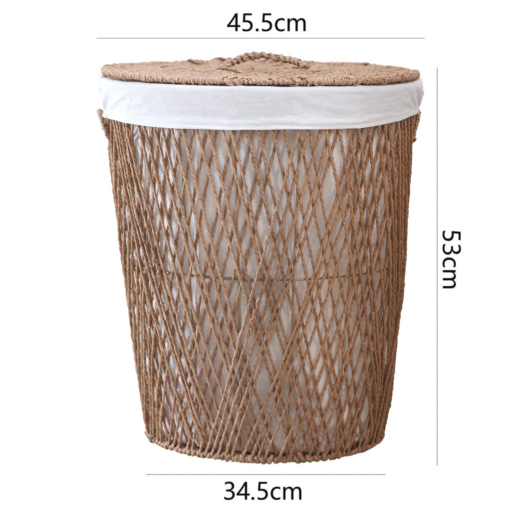 Decorative Laundry Basket with Lid | High & Bury