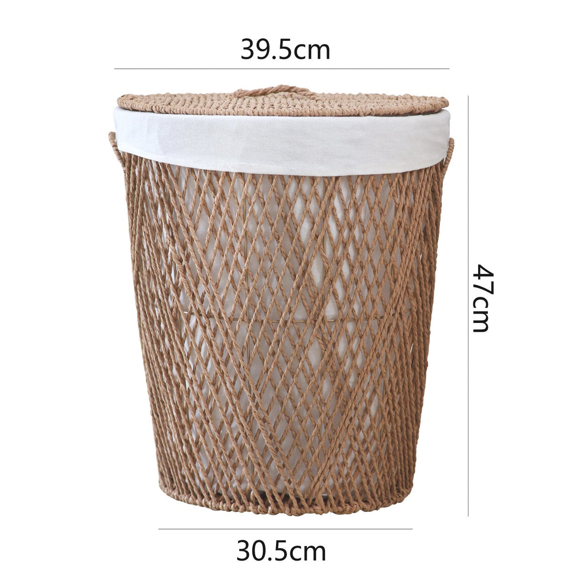 Decorative Laundry Basket with Lid | High & Bury