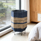 Decorative Laundry Basket with Metal Legs | High & Bury
