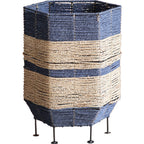 Decorative Laundry Basket with Metal Legs | High & Bury