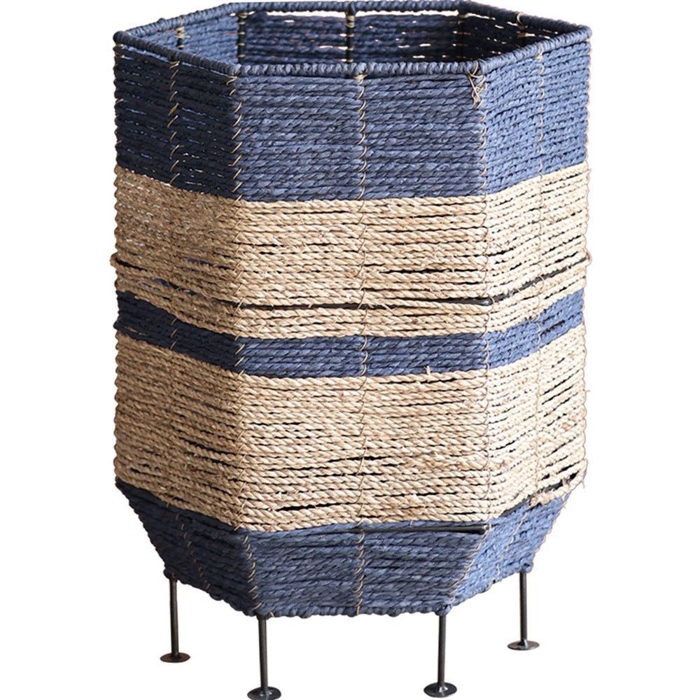 Decorative Laundry Basket with Metal Legs | High & Bury