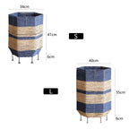 Decorative Laundry Basket with Metal Legs | High & Bury