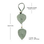 Decorative Leaf Keychain | High & Bury