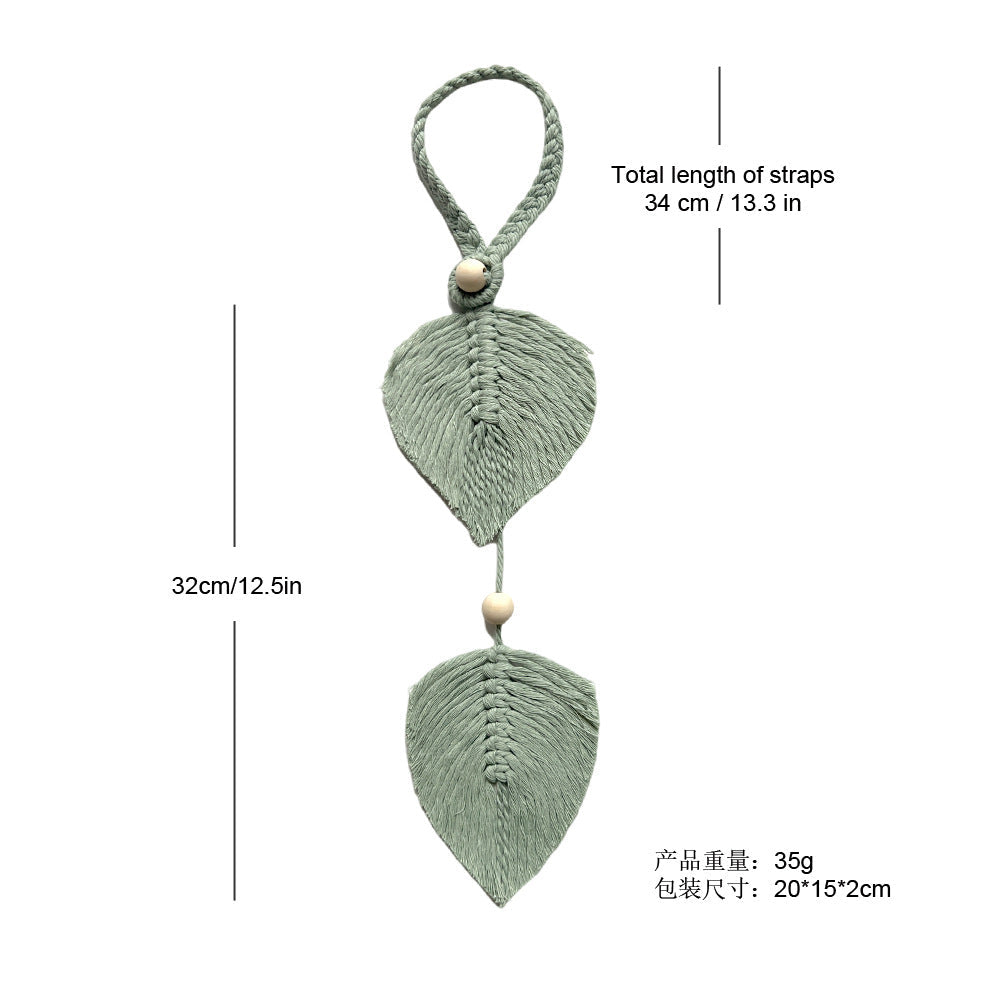 Decorative Leaf Keychain | High & Bury