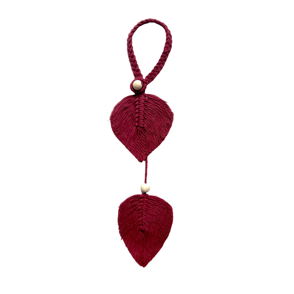 Decorative Leaf Keychain | High & Bury