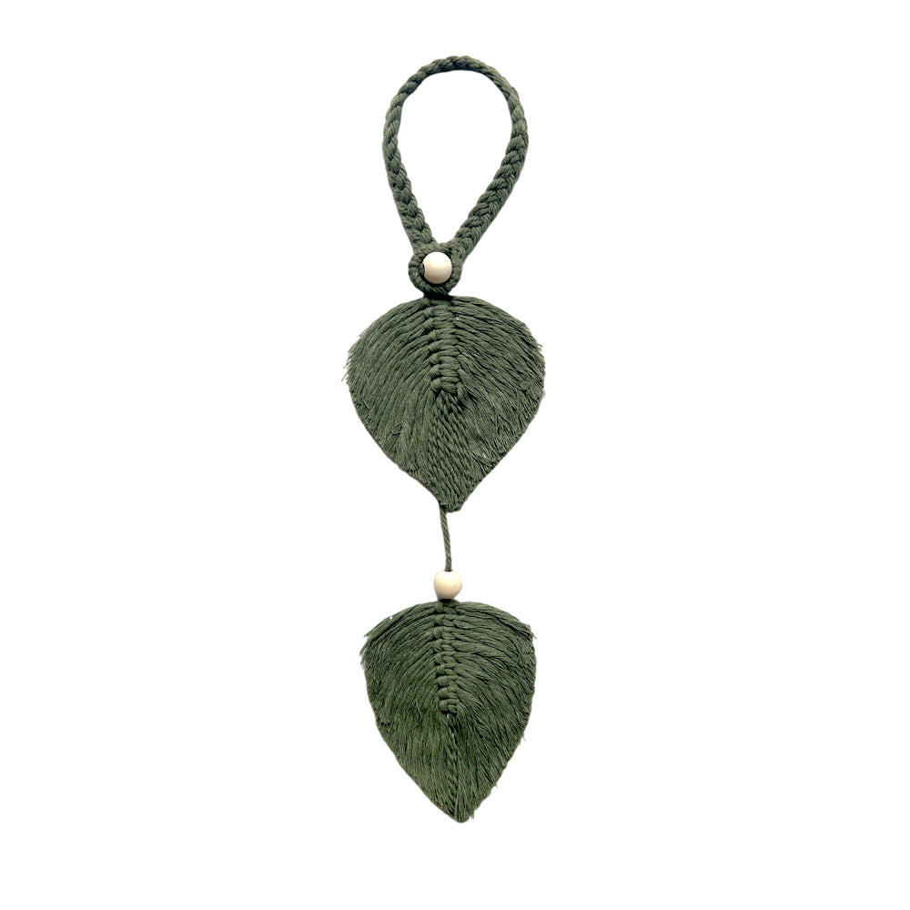 Decorative Leaf Keychain | High & Bury