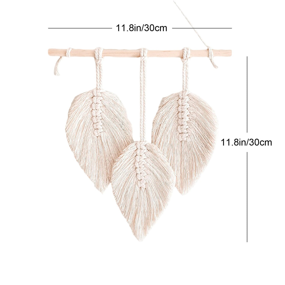 Decorative Leaf Macrame Wall Hanging | High & Bury