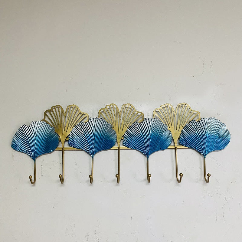 Decorative Leaf Wall Hook Rack | High & Bury