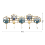 Decorative Leaf Wall Hook Rack | High & Bury