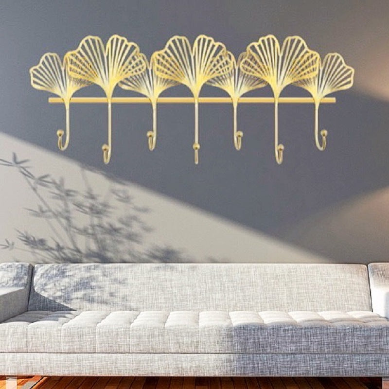 Decorative Leaf Wall Hook Rack | High & Bury