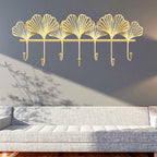 Decorative Leaf Wall Hook Rack | High & Bury