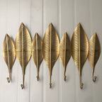 Decorative Leaf Wall Hook Rack | High & Bury