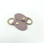 Decorative Leather Sky Blue White | High & Bury