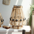 Decorative Light Source with Natural Rattan | High & Bury