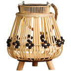 Decorative Light Source with Natural Rattan | High & Bury