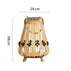 Decorative Light Source with Natural Rattan | High & Bury