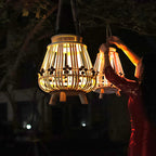 Decorative Light Source with Natural Rattan | High & Bury