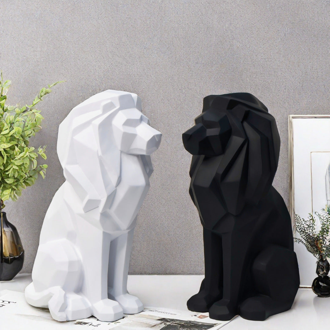 Decorative Lion Statue | High & Bury