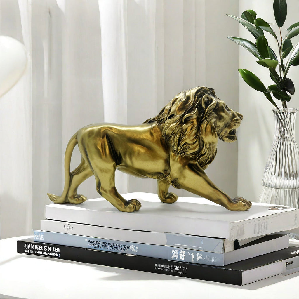 Decorative Lion Statue in Modern Style | High & Bury
