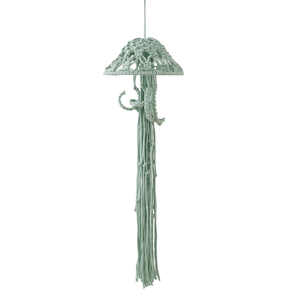 Decorative Macrame Ceiling Light Shade | High & Bury