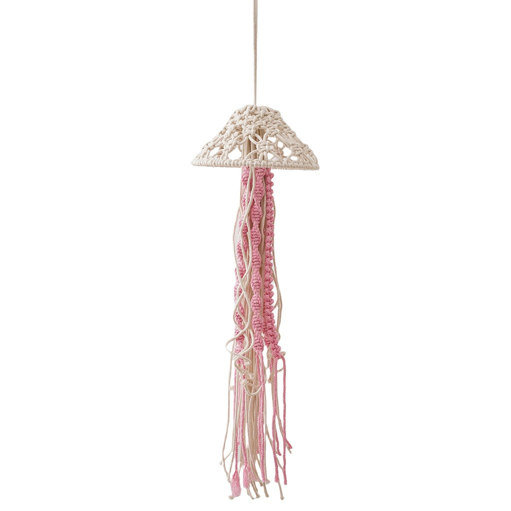 Decorative Macrame Ceiling Light Shade | High & Bury