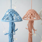 Decorative Macrame Ceiling Light Shade | High & Bury