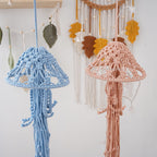 Decorative Macrame Ceiling Light Shade | High & Bury