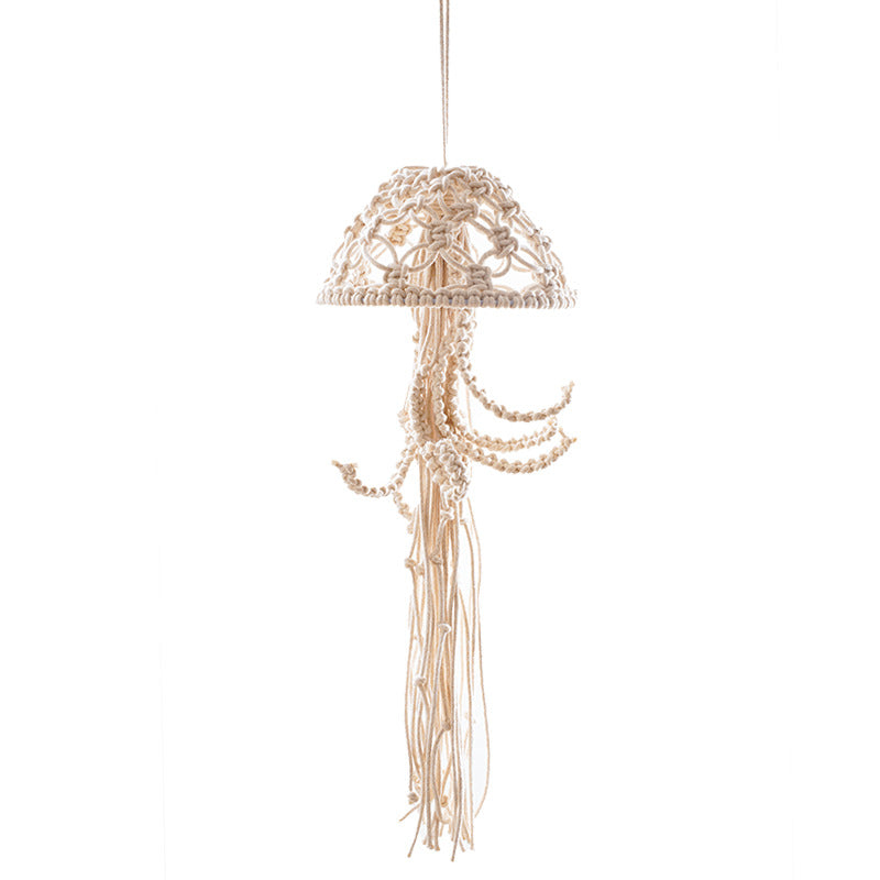 Decorative Macrame Ceiling Light Shade | High & Bury