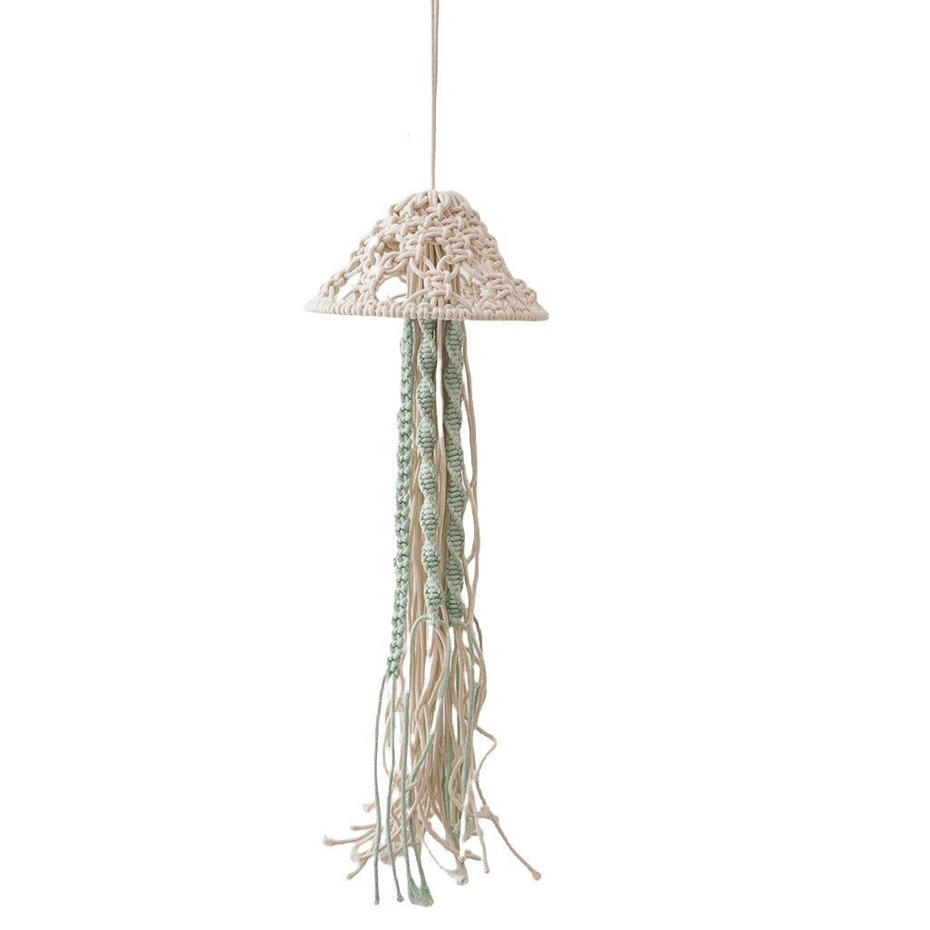 Decorative Macrame Ceiling Light Shade | High & Bury